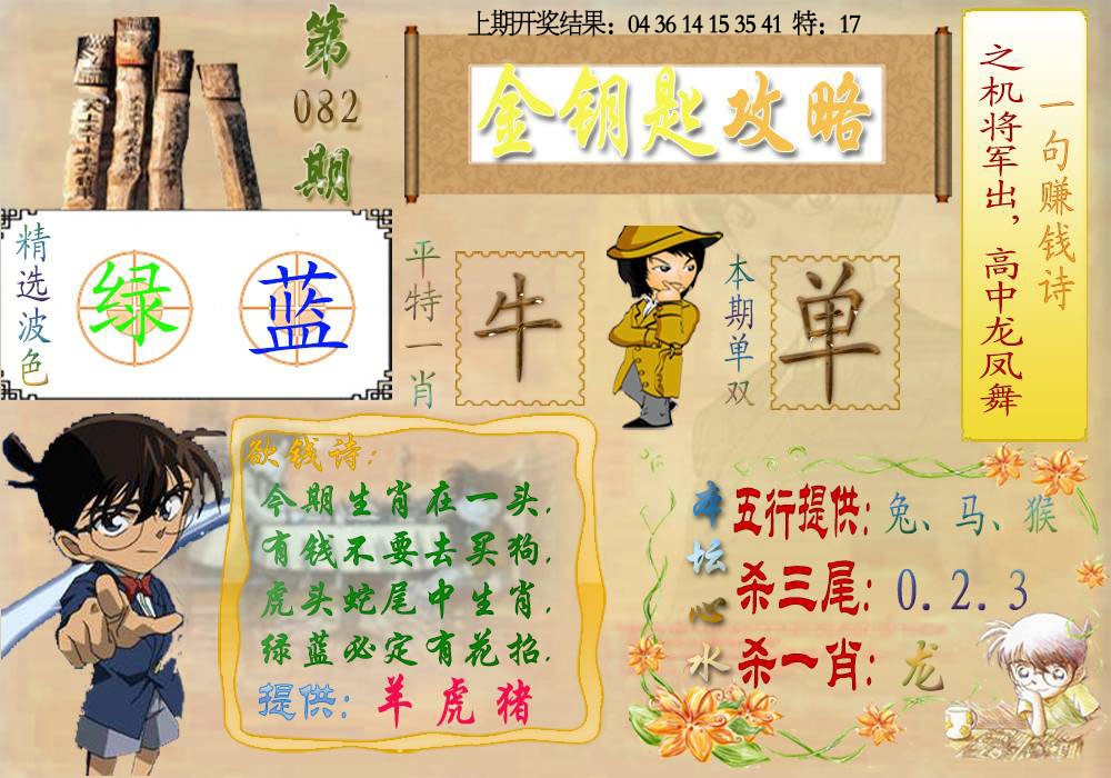 082期《金钥匙攻略》[图]